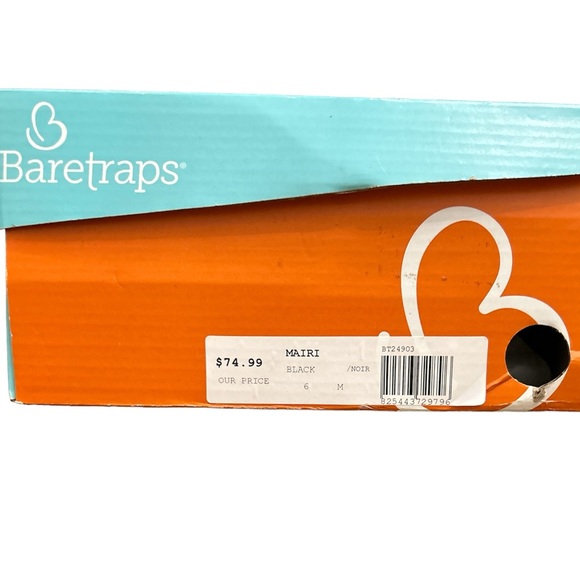 Baretraps Black Mairi Wedge Sandals - Picture 6 of 6